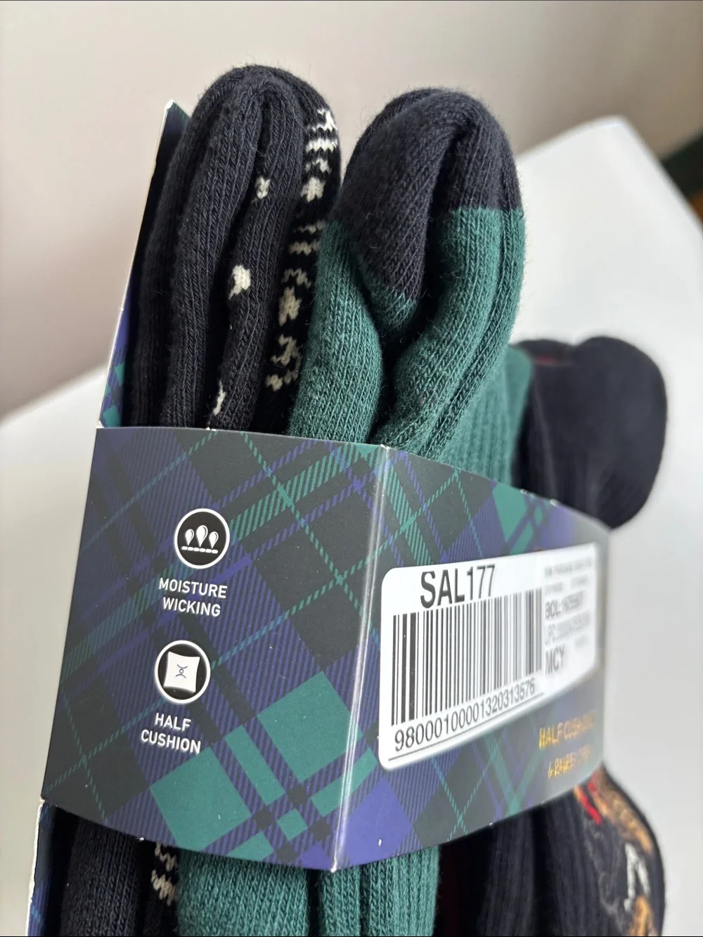 Polo Ralph Lauren Men's Holiday Passage Bear Crew Socks 5 Pair Set Crew NEW